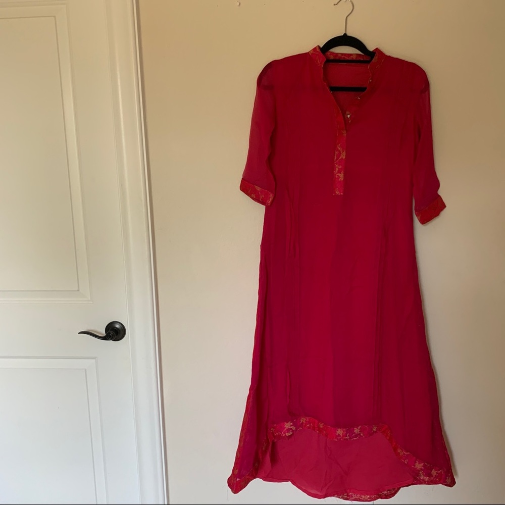 Red Kurta